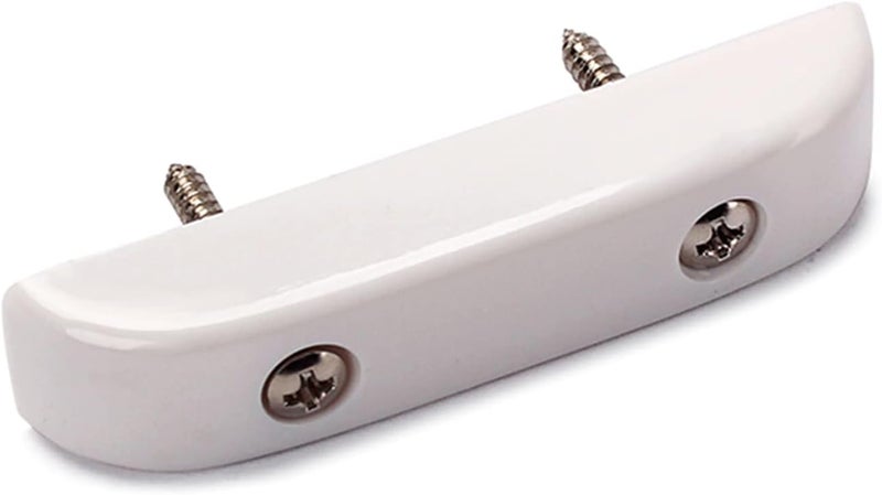 Youngy White Vintage Style Bass Thumb Rest Finger Thumbrest Plastic Electric Bass Guitar Thumb Rest with Mounting Screws - Image 5